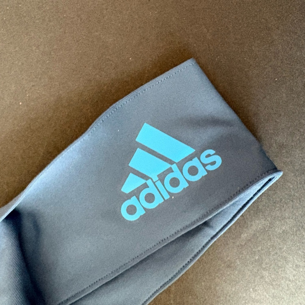 Adidas Alphaskin Tie Headband in Blue - Picture 2 of 4
